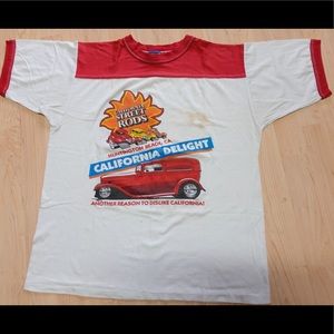Vintage California Street Rods XL T shirt